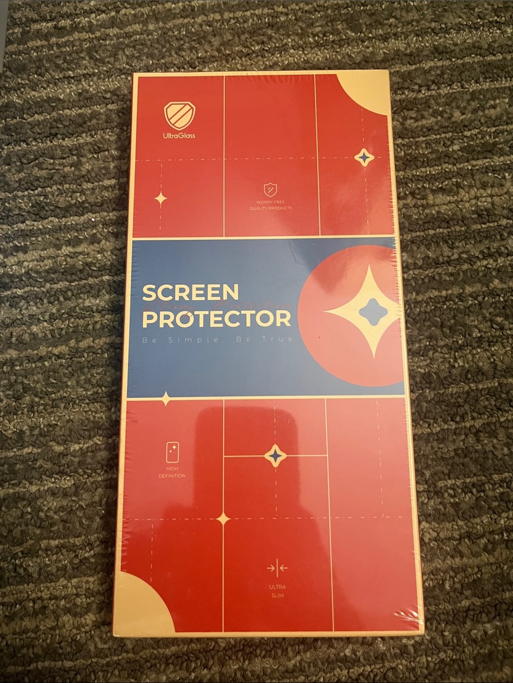 Red Screen Protector — Clear High-Definition Protection
